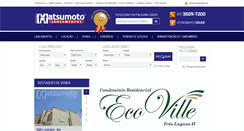 Desktop Screenshot of matsumotocorretora.com.br