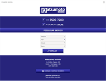 Tablet Screenshot of matsumotocorretora.com.br